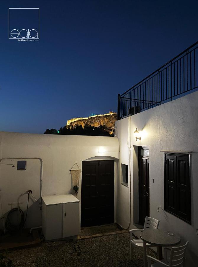 Sala Traditional Experience. Lindos Apartment Bagian luar foto